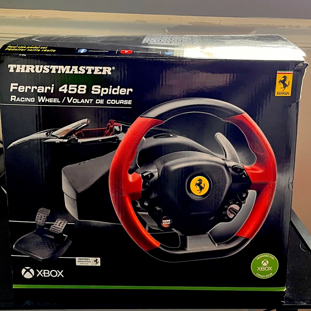 Thrustmaster Ferrari 458 Spider Racing Wheel - (Xbox Series X|S, One)